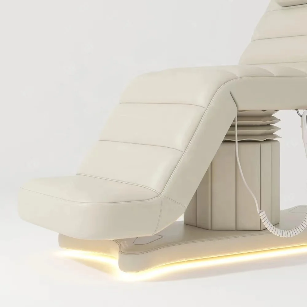 เตียงเสริมความงามไฟฟ้า AA สำหรับร้านเสริมสวย สปา นวด และดูแลผิวหน้าอเนกประสงค์ ปรับระดับได้