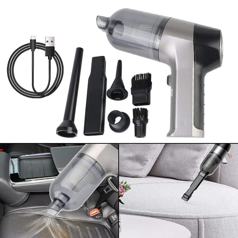 

Wet And Dry dual-use Vacuum Cleaner Car Vacuum Cleaner Pet Hair Suction Tool Powerful Handheld Mini Cleaners