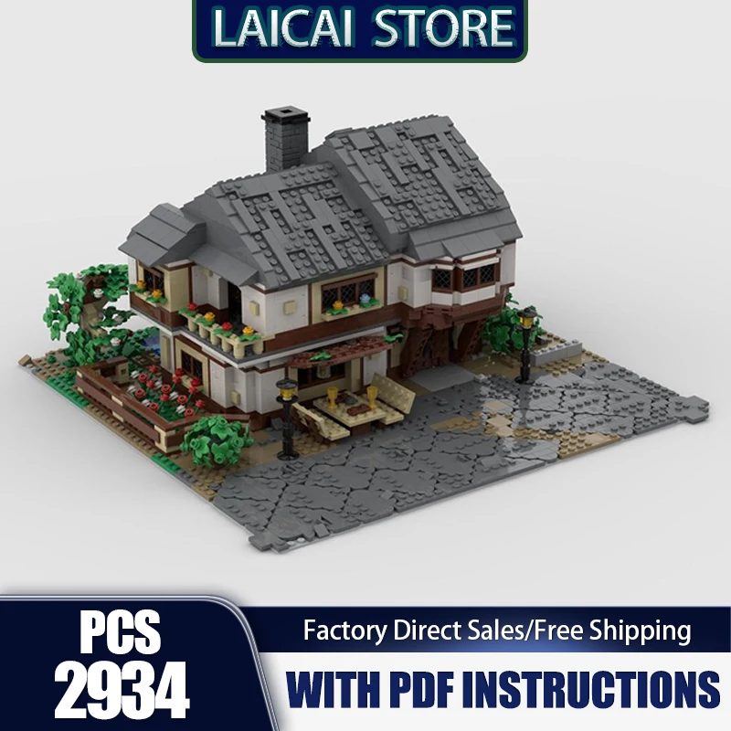 Rings Movie Series Moc Building Bricks  Famous Hotels Model Technology Modular Blocks Gifts Christmas Toys DIY Sets Assembly