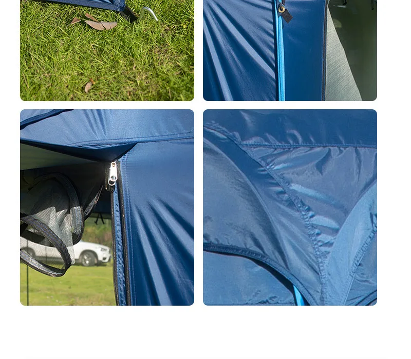 

3-4 человека, уличная непромокаемая автомобильная палатка с удлинителем хвоста, боковая автоматическая конструкция, палатка для самостоятельного вождения, палатка для кемпинга, тент для кемпинга