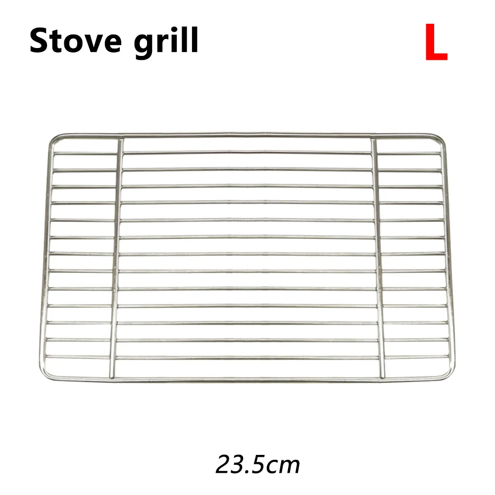 Square BBQ Grill Mesh Mat 304 Stainless Steel Grill Wire Mesh Outdoor Camping Pot Rack Japanese Barbecue Non-stick Grilling Mats