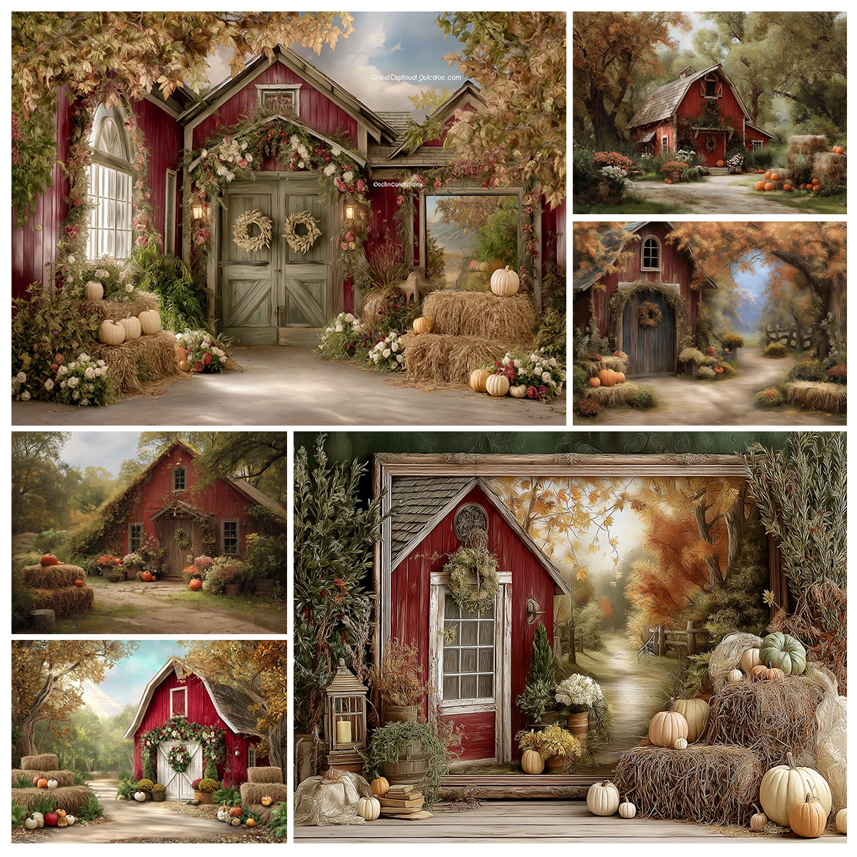 Red Barn With Hay B… - image