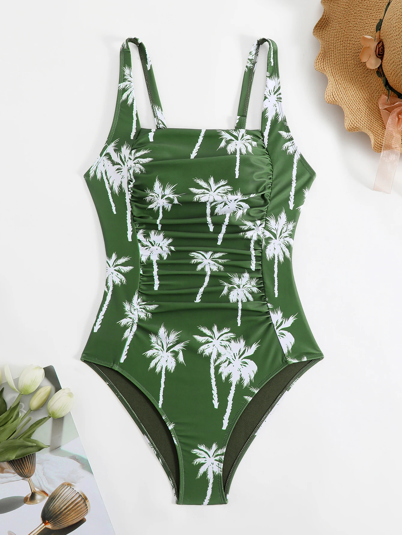 2025 neue Sexy Kleine Blumen einteiliges Badeanzug frauen Bademode Monokini Bodysuit Weibliche Strand Tragen Badeanzug
