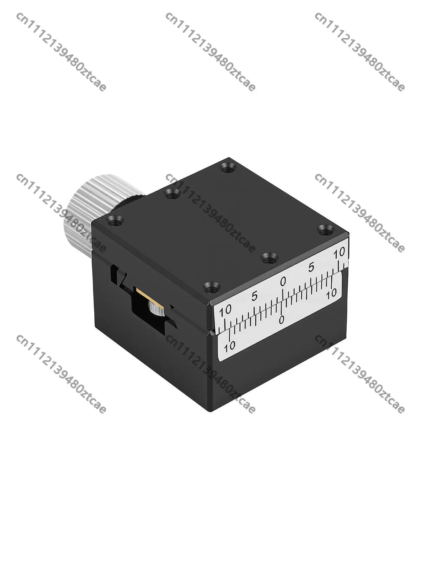 X Axis Dovetail Manual Displacement Stage Brass Rack Pinion Driven Precision Slide