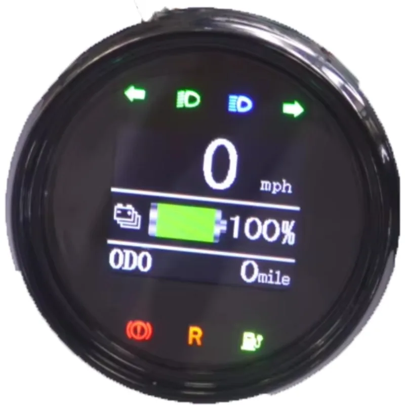 

Battery Indicator With Speed, Voltage, Power, Mileage, Turn Signal