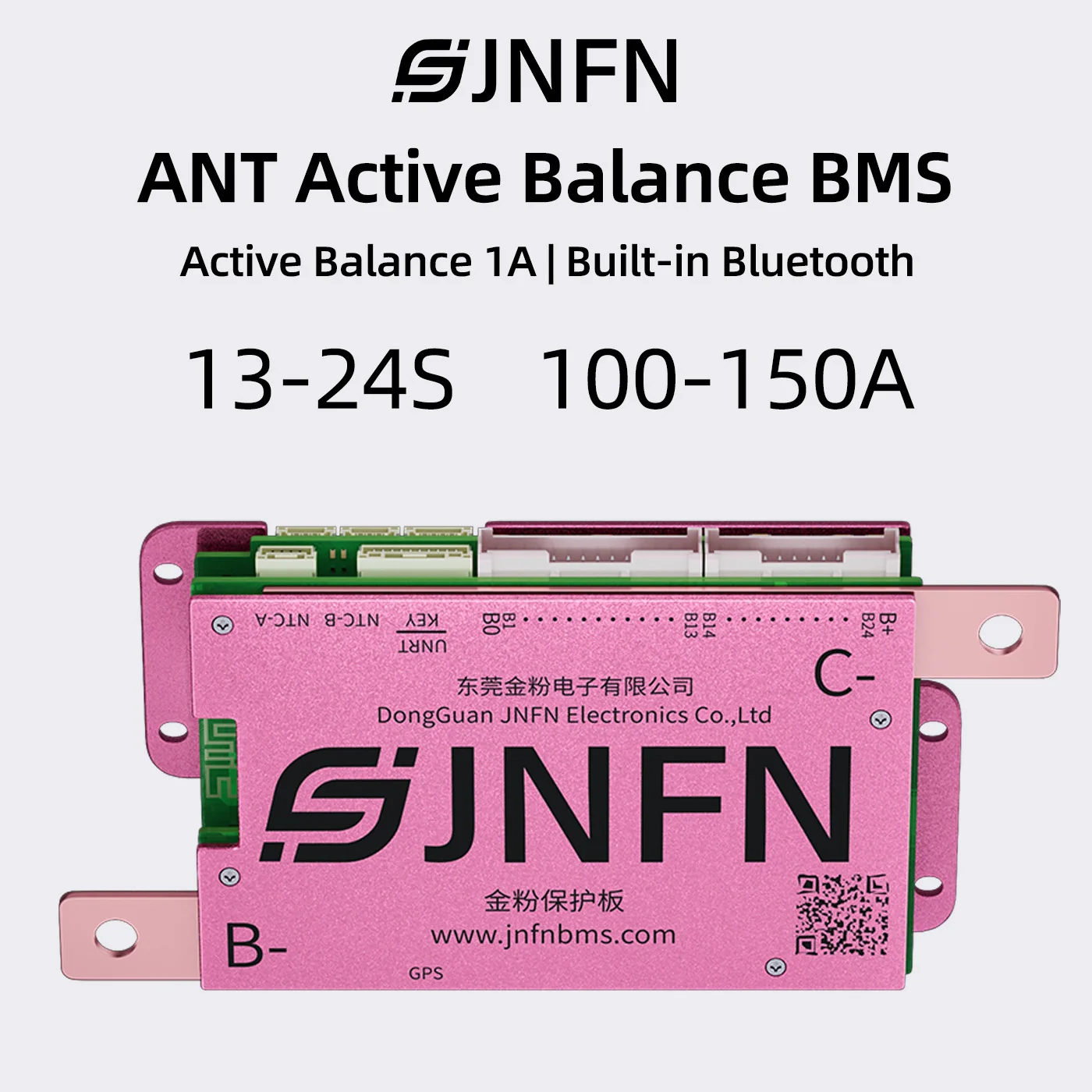 

ANT 1A Active Balance Smart BMS 13S 16S 48V 17S 20S 60V 24S 72V Lifepo4 18650 Li-Ion Lto 100A 120A 150A Battery pack RS485 BT