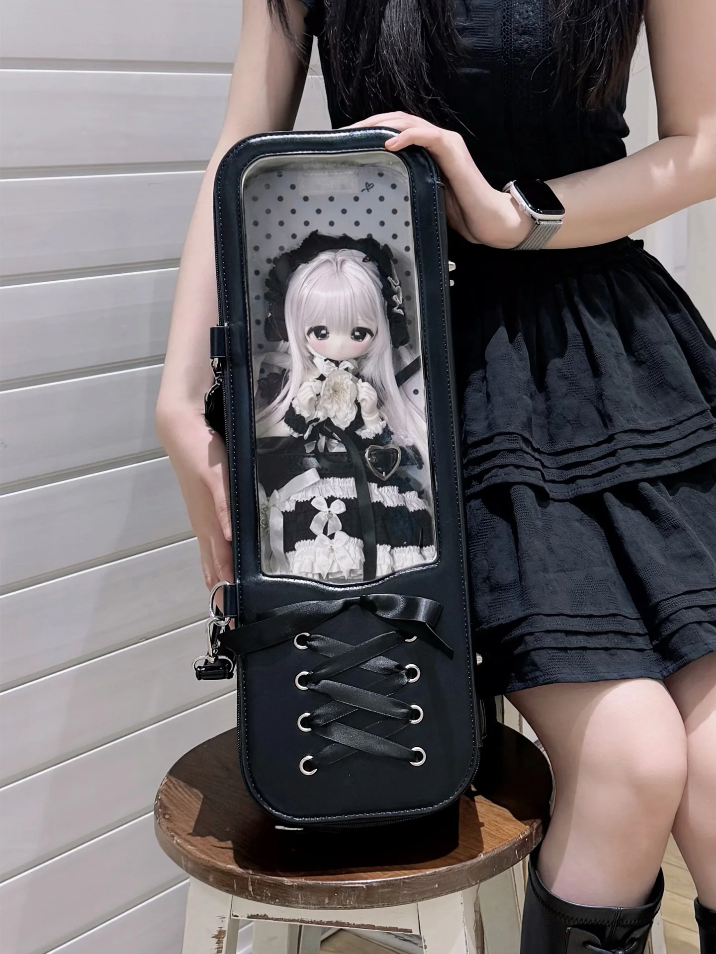 2025 New Original Y2k 4 Points Bjd Baby Doll Bag Anime Bar Millet Bag One Shoulder Messenger Bag Hand Held Y2k Itabag