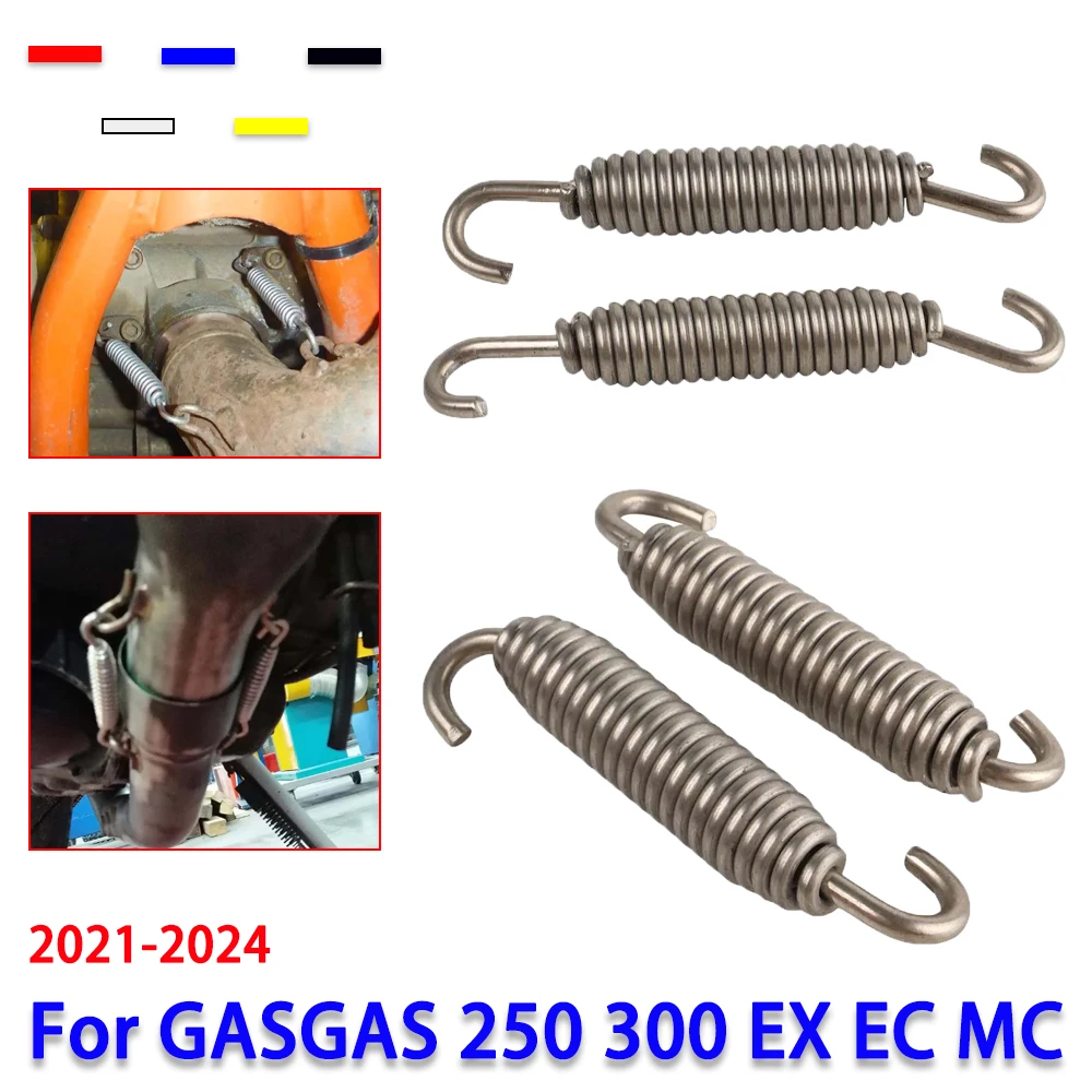 Motorcycle Accessories Exhaust Spring Tail Pipe Tailpipe Retaining Springs Kit For GASGAS EX EC MC 250 300 2021 - 2023 2024 2025