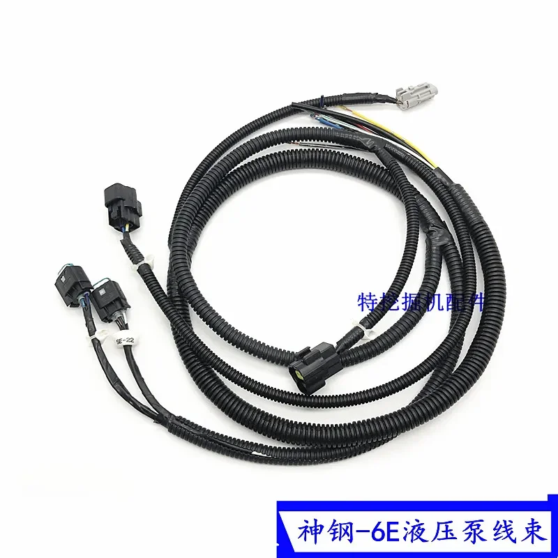 

Free Shipping For Excavator Kobelco 200-6E hydraulic pump wire harness sk210/230/250-6e large pump main line plug accessories