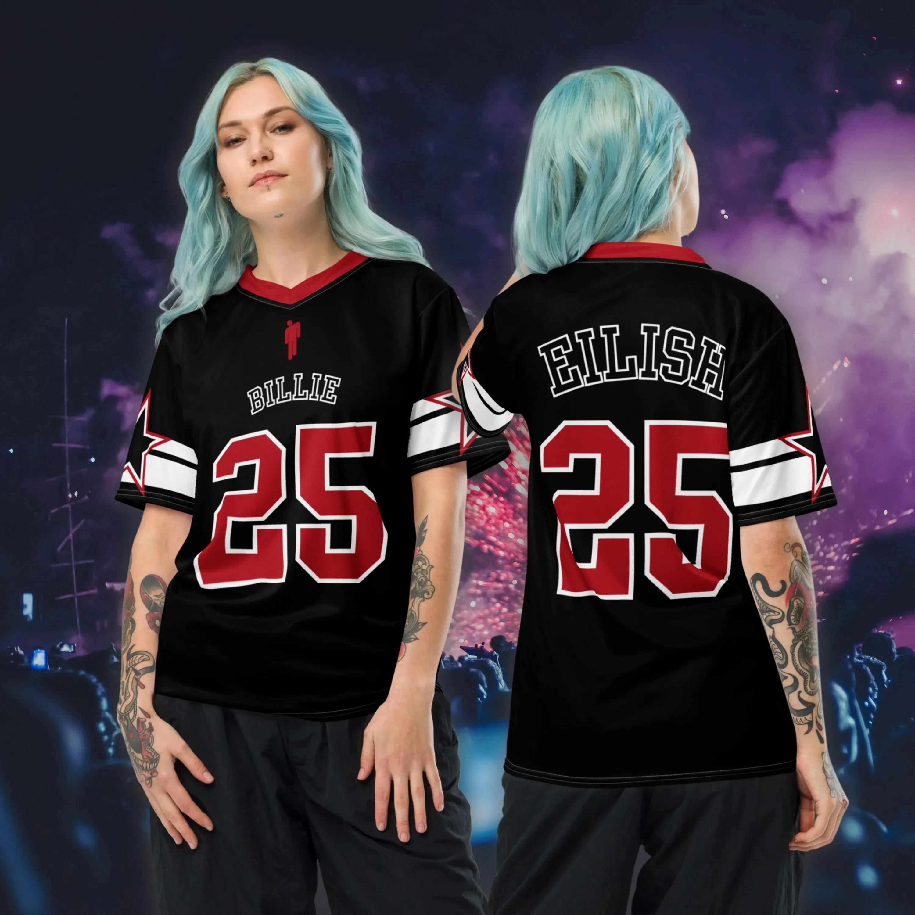Billie Eilish Concert Clothing Trendy Sporty Style Summer Women's