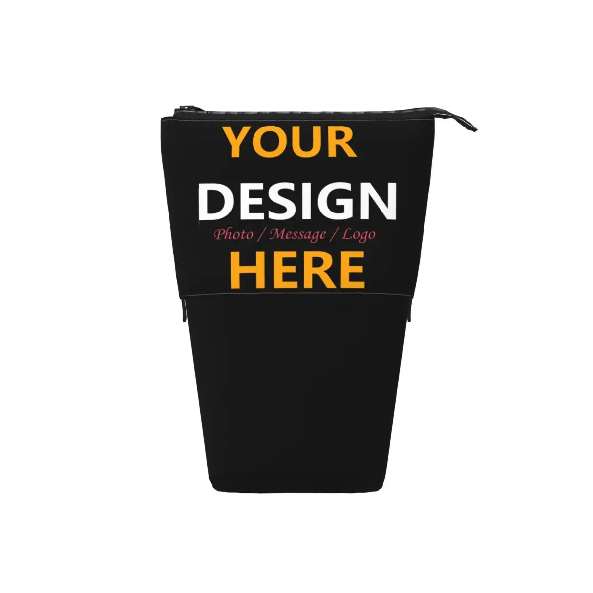 مخصص مخصص التصميم الخاص بك هنا مقلمة تلسكوبية تخزين كبير شخصية شعار مخصص مطبوعة القلم حقيبة صندوق الإمدادات