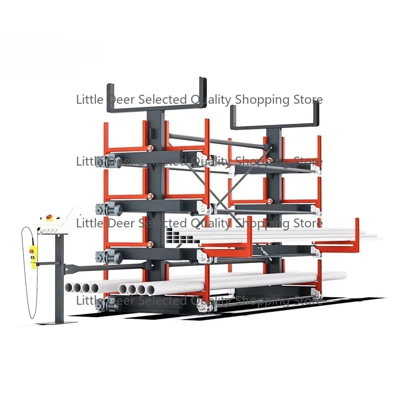Roll Out Telescopic Cantilever Rack Sturdy Structure Roll Out Telescopic Cantilever Rack Matel Pipe Rack