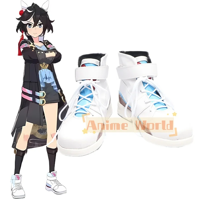 

Аниме-игра Umamusume Pretty Derby Katsuragi Ace, обувь для косплея, ботинки, игровой костюм на Хэллоуин, Рождественскую вечеринку, аксессуар, реквизит
