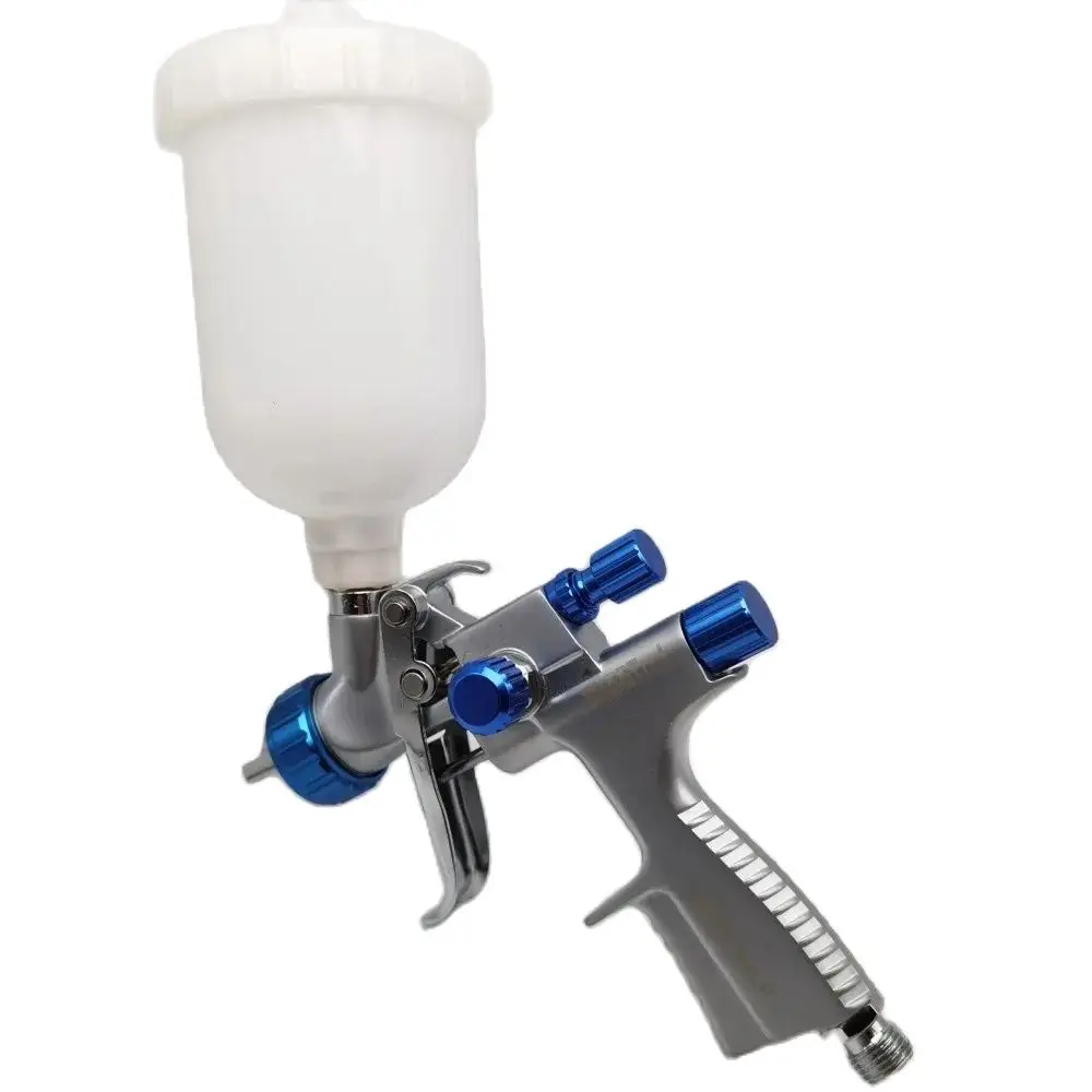 Mini Pistola de Pulverização com Adaptador 250cc Copo Plástico Airbrush Reparação Automóvel Novo 05 08 Milímetros