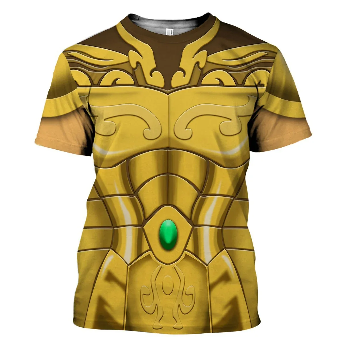 Popular Cosplay Anime Saint Seiya Leo Print T-shirts 3D Street Harajuku Kids Short sleeved Tees Tops Fashion Cool Men\'s Clothing