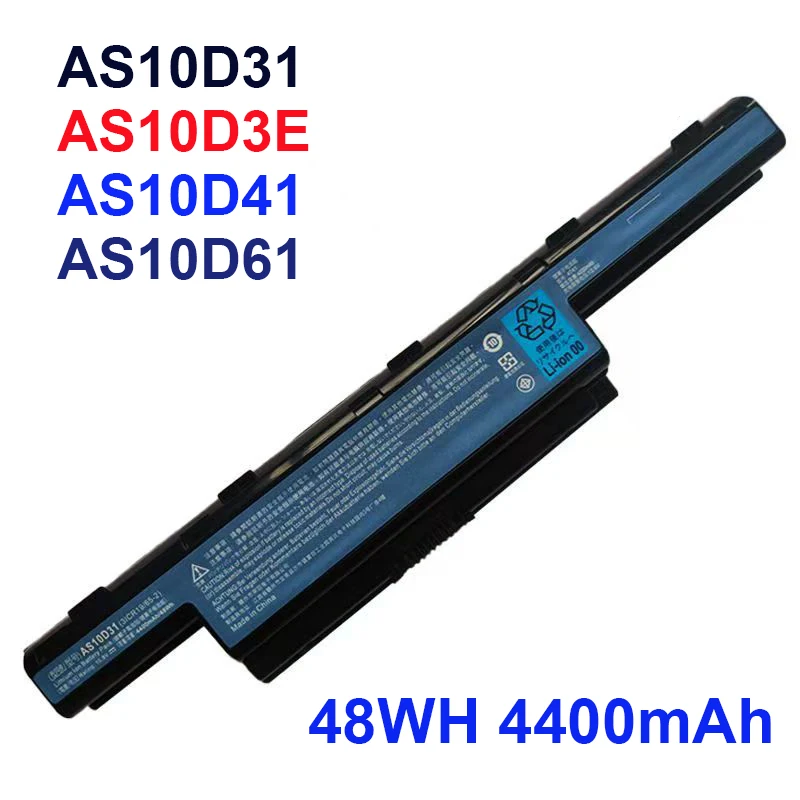 

Laptop Battery For Acer Aspire AS10D31 AS10D81 V3-571G V3-771g AS10D51 AS10D61 AS10D71 AS10D75 5551G 5560G 5741G 5750G 5741 5742