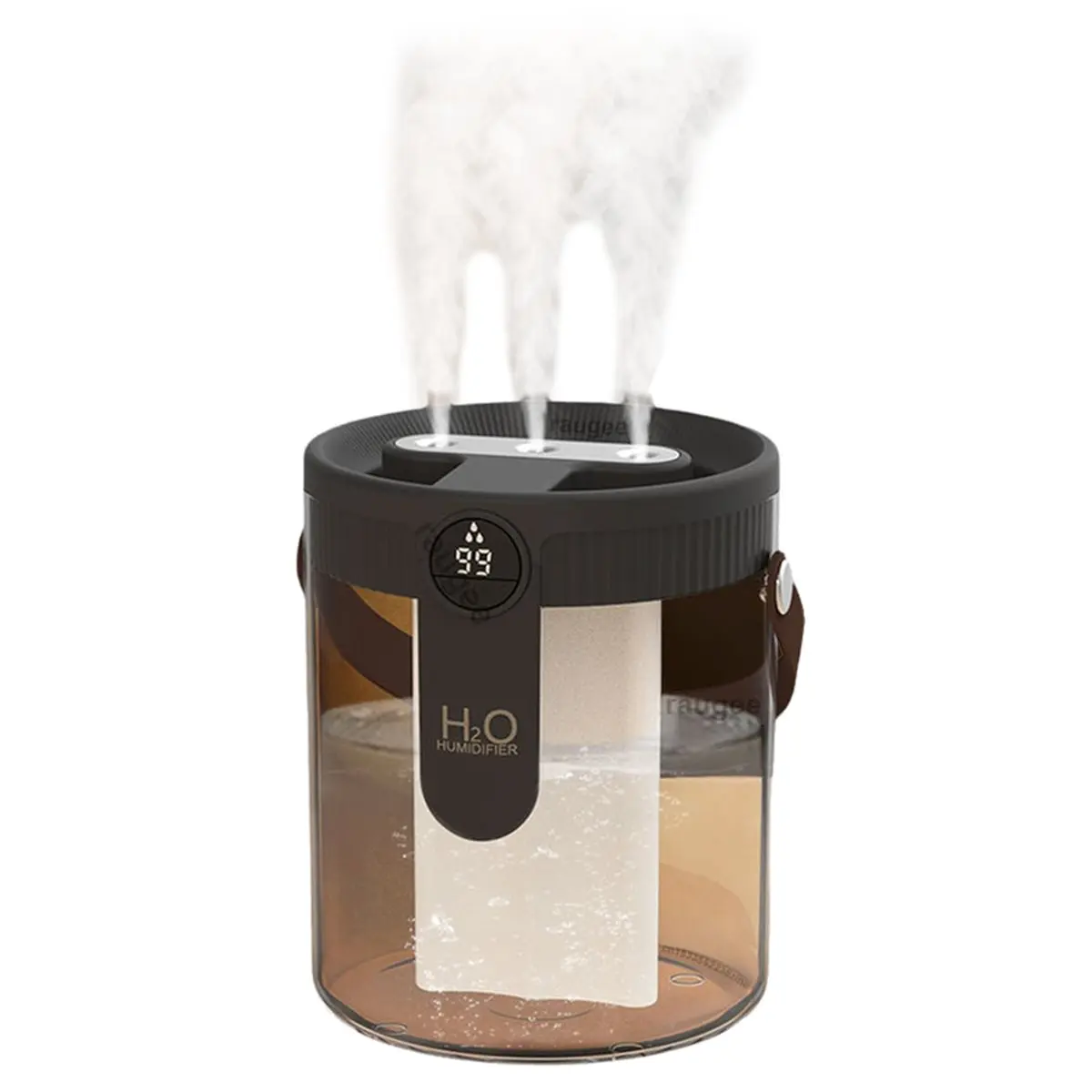 A20M 1.5L Air Humidifier Large Capacity Home Humidifier Silent Mist Maker 1800mAh Battery USB Rechargeable Humidifier
