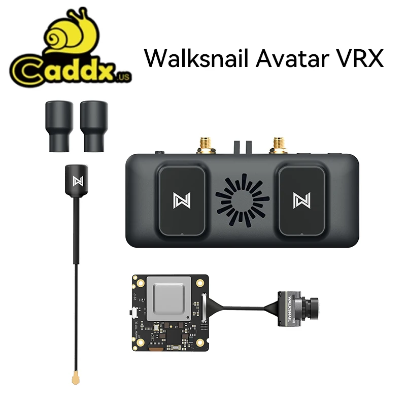 مُقيّم شامل لجهاز CADDX Walksnail Avatar VRX 4km مع 4 هوائيات ودعم HDMI: الأفضل لتجارب الطيران بدون طيار عالية الأداء