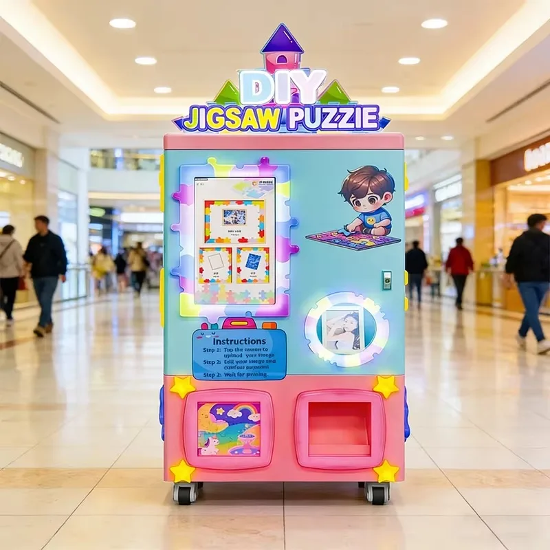 New Carton Jigsaw Puzzle Making Machine Handmade Jigsaw Puzzle Making Machine Diy Jigsaw Vending Machine Touch Screen Customized