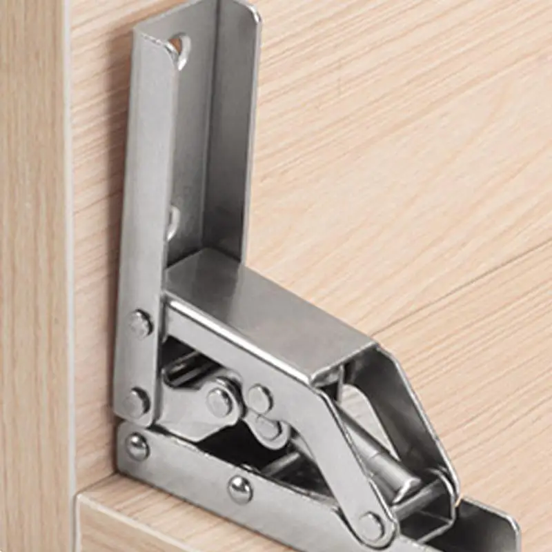 

Складной шарнир для стола, безопасный, сверхмощный, 90-градусный фиксирующий шарнир, удлинитель замка, опорный кронштейн, складной замок, петли, опора стола