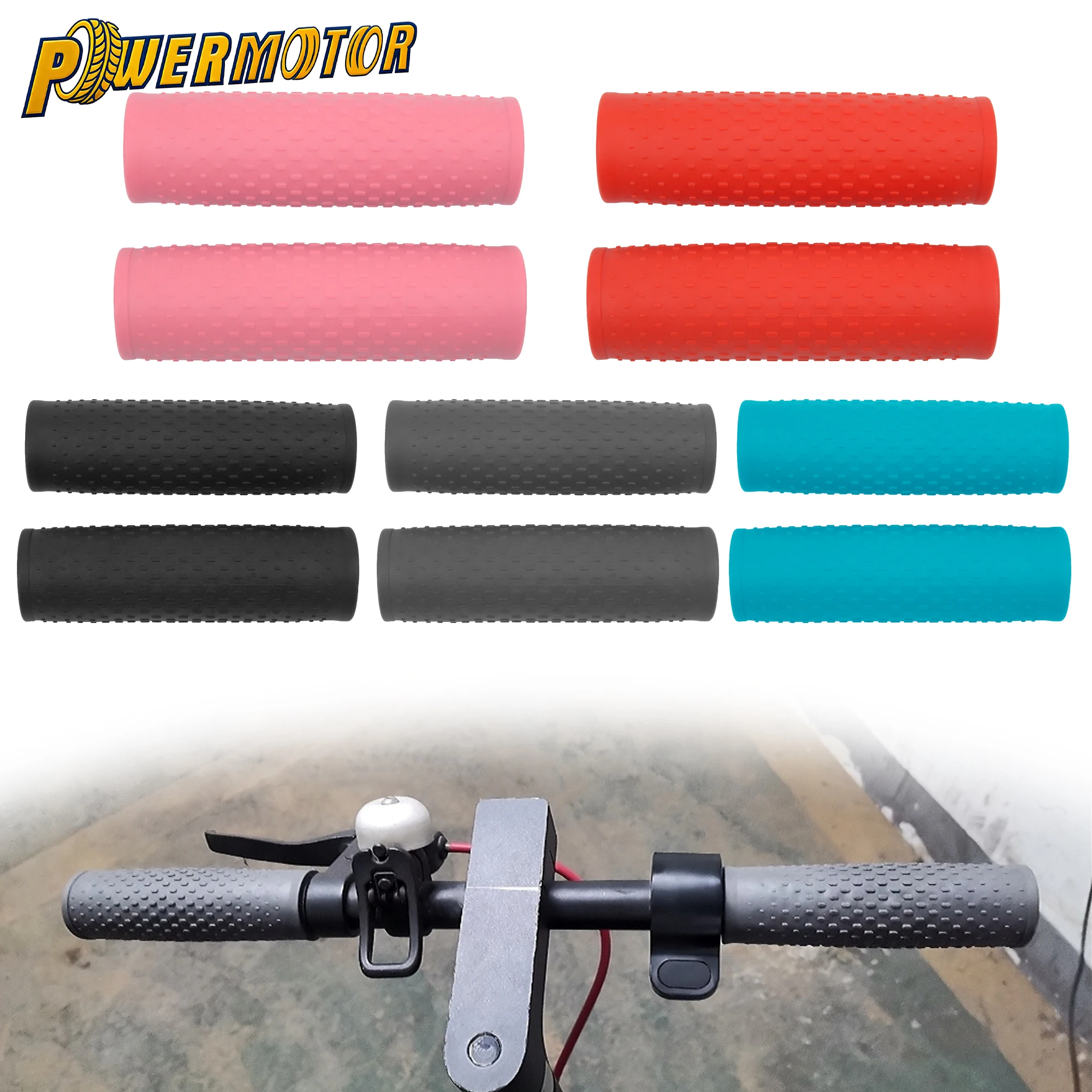 

Electric Scooter 22mm Grips Handlebar Case For Xiaomi M365 Pro 1s Pro2 Mi3 E-Scooter Anti-slip Rubber Grips Riding Parts