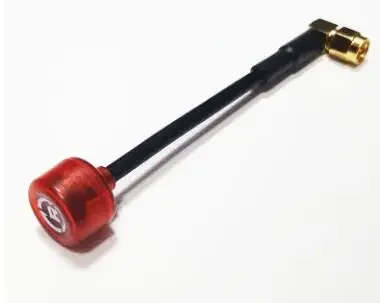 RUSHFPV /Diatone MAMBA RUSH CHERRY 2 FPV 105MM ANTENNA II 5.8G 5.8ghz RHCP SMA UFL for Analog FPV Drones  90 degree EXTENDED SMA