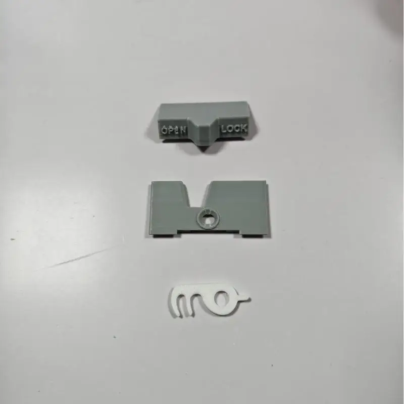 3-Piece Plastic Refrigerator Door Retainer With Back Plate Quick Installation Suitable For Travel Trailer & Motorhome Fridge