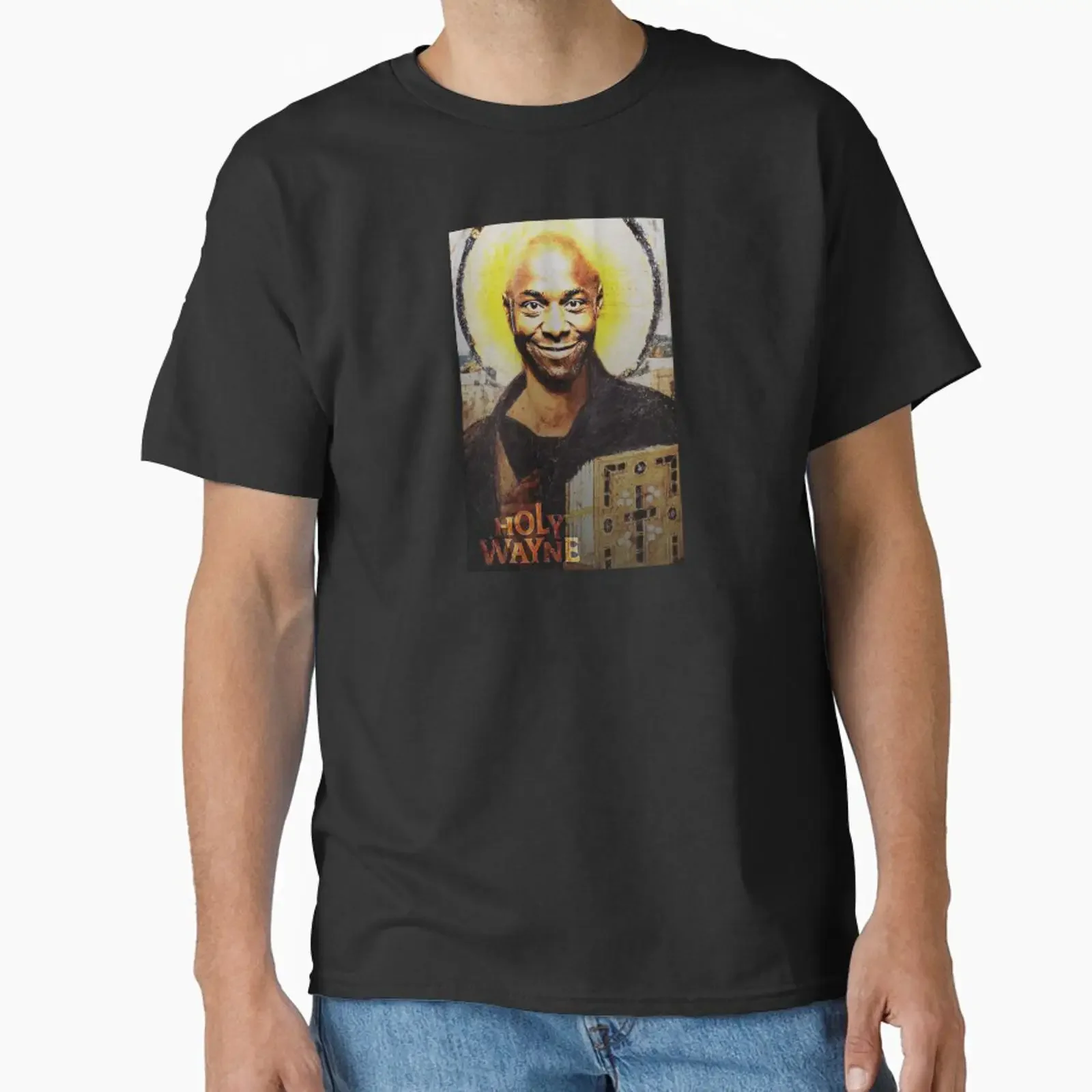 Holy Wayne The Leftovers Classic T Shirt vintage Washed Stretched Unisex designer clothes graphic Stylish streetwear Breathable