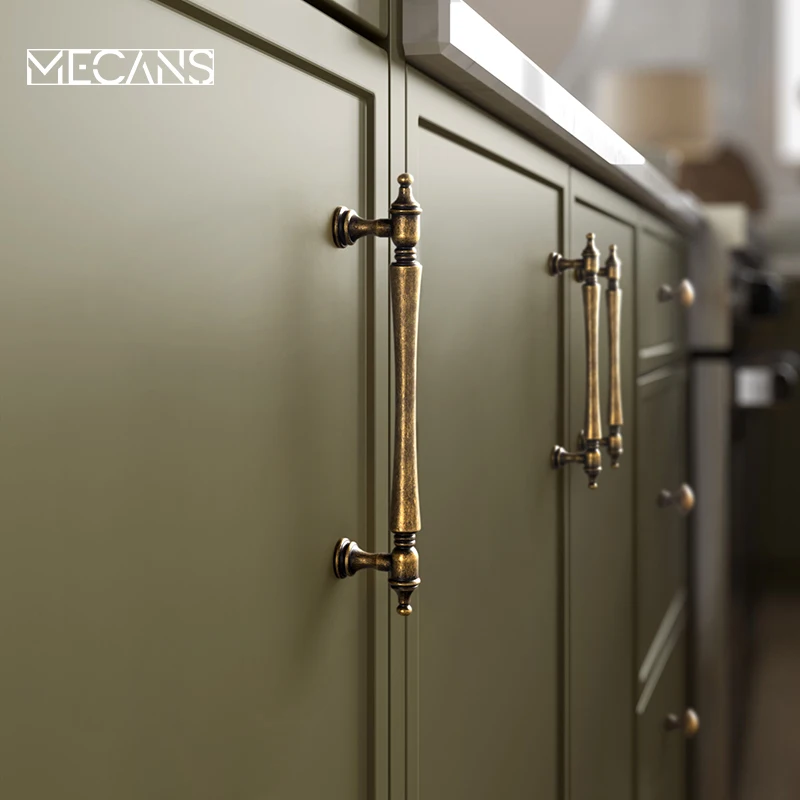 

Goo-Ki Cabinet Pulls Antique Brass Zinc Alloy Kitchen Drawer Pulls Drawer Handles Vintage Hardware for Kitchen & Furniture