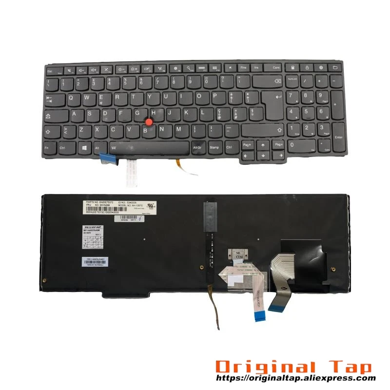 

Итальянская клавиатура с подсветкой IT для Lenovo Thinkpad S5 Yoga 15, 00HN282 00HW667