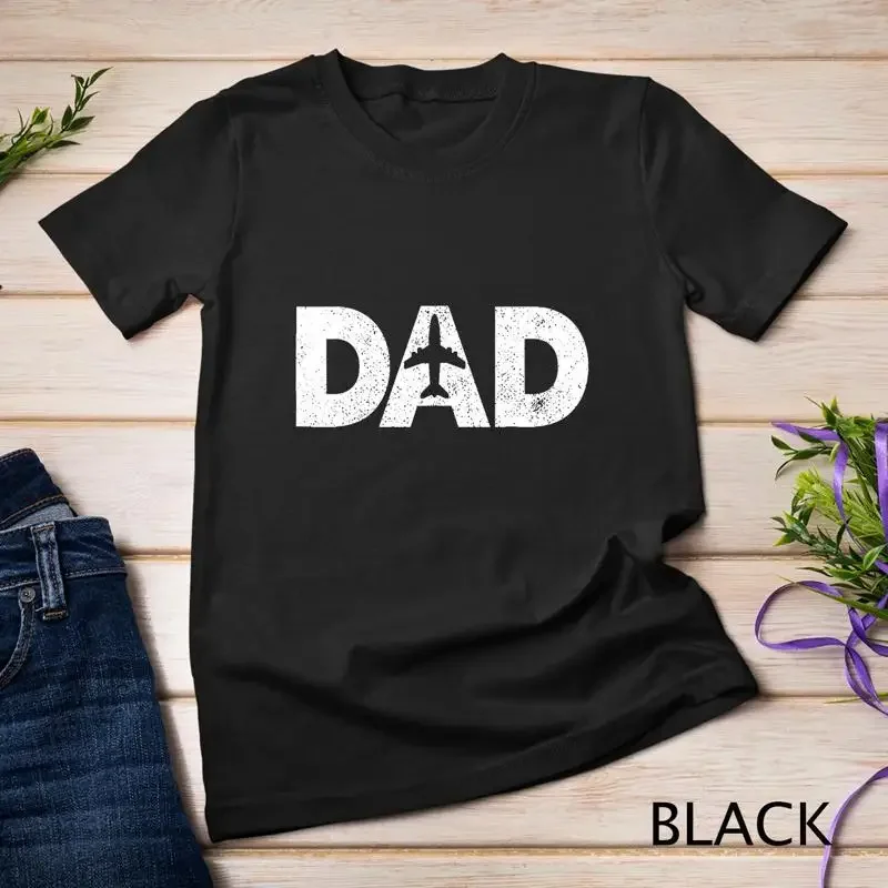 Camiseta unisex para papá piloto, regalo del Día del Padre para amantes de la aviación y los aviones