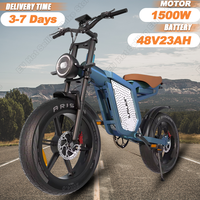 Jansno X60 E-bike 1500W Dual Motor 48V23AH Lithium Battery Electric Bicycle Adult 20*4.0 Inch Fat Tire Motorcycle Electric Bike