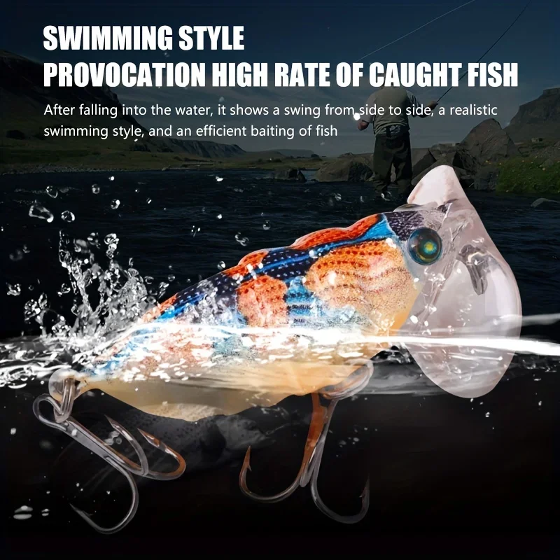5 stücke Zufällige Farbe Bionic Insekt Popper Angeln Lockt Realistische Zikade Flügel Topwater Wobbler Harten Köder Crankbait 1,57 in/4 cm 3,9g