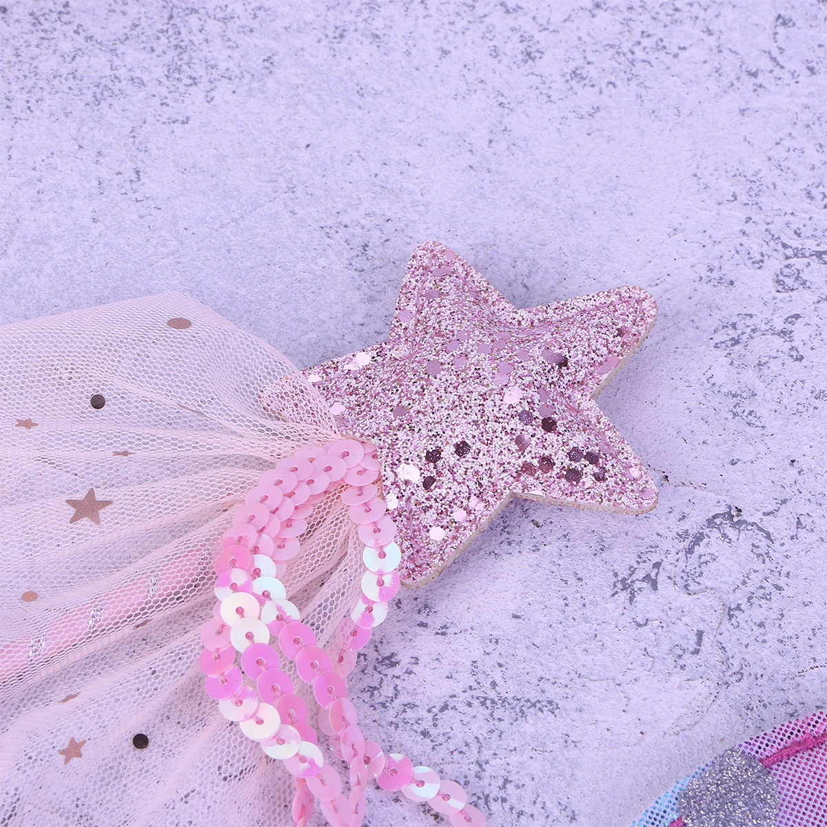

2 Pcs Props for Children Girls Cosplay Accessory Single Layer Wands