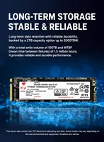 YIXIN SSD M.2 NVME 256GB 512GB M2 SSD 1TB 2TB SSD M.2 PCIe 3.0 Internal Solid State Drive For Laptop Desktop Game Console 5