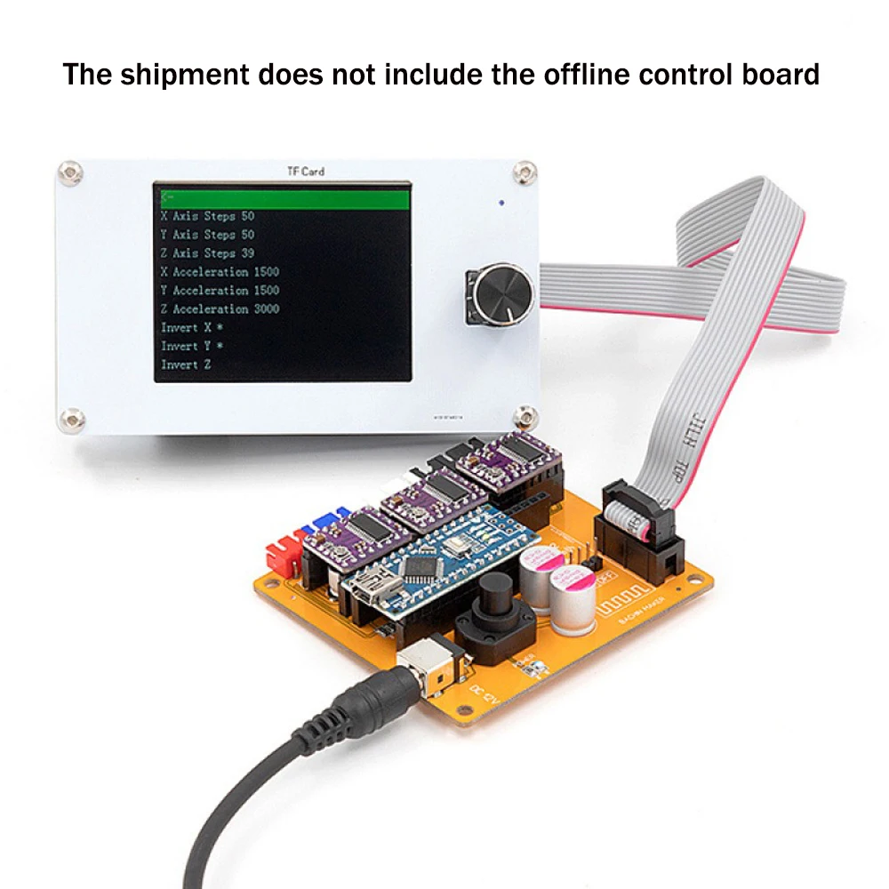 3-axis Circuit Motor Control Board DIY Small Laser Engraving Machine Writing Machine Main Control Board Support Offline Control