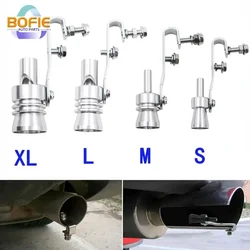 S/M/L/XL size Exhaust pipe sounder made of aluminum alloy motorcycle accessories car modification sound imitator turbine whistle