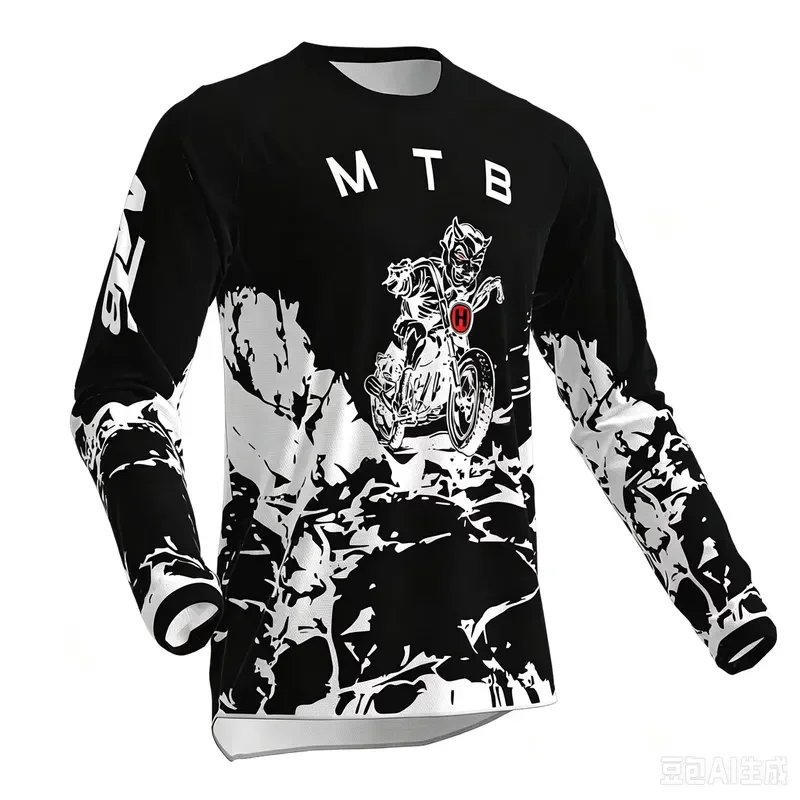 3D Printed Casual Long Sleeve 2026 MTB Racing Jersey Family Matching Downhill Bike MX Outdoor Breathable Lightweight Graphic