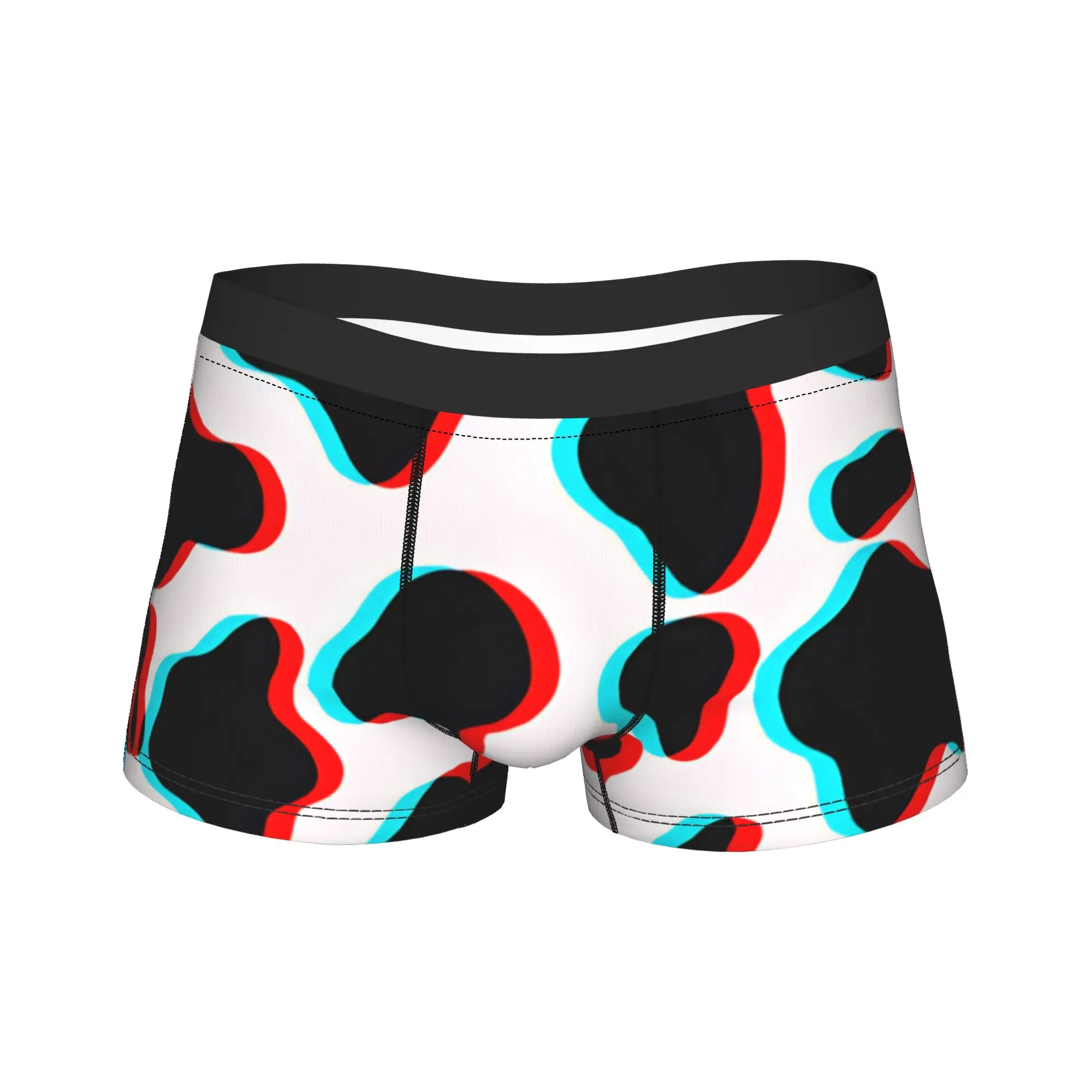 

Cow Print Design Boxer Brief Underwear High Quality Males Comfortable Trunk Print Plus Size Underpants
