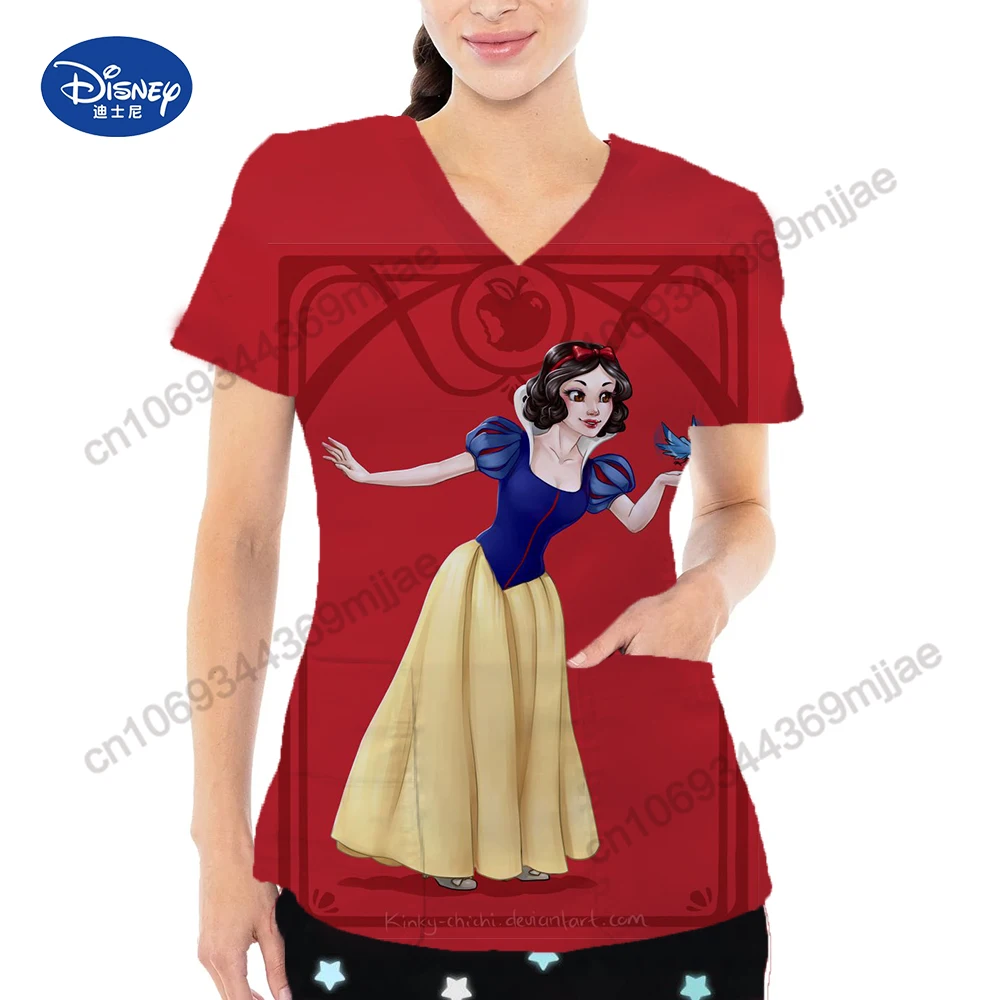 

Pocket Oversize T-shirt V-neck Korean Streetwear Y2k Clothes 2000s Cartoon Womens Tops and Blouses Woman Free Shipping Mesh Top