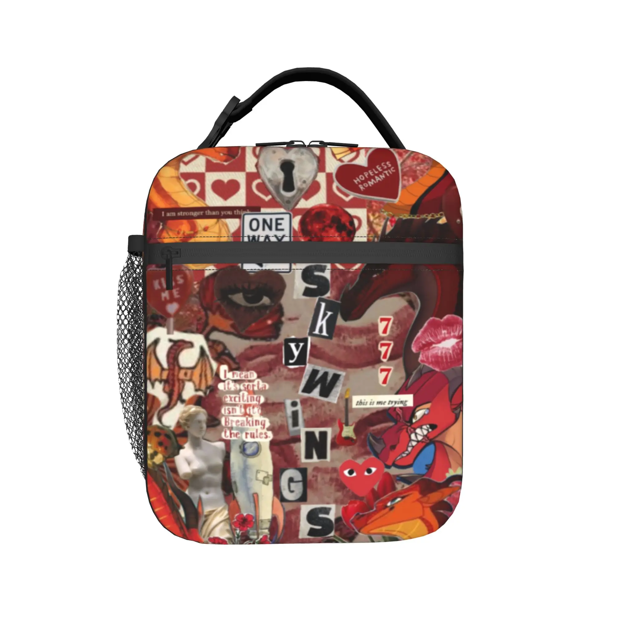 Wing Of Fire dragon Accessories Insulated Lunch Bag For Outdoor  Food Box Portable Cooler Thermal Lunch Box