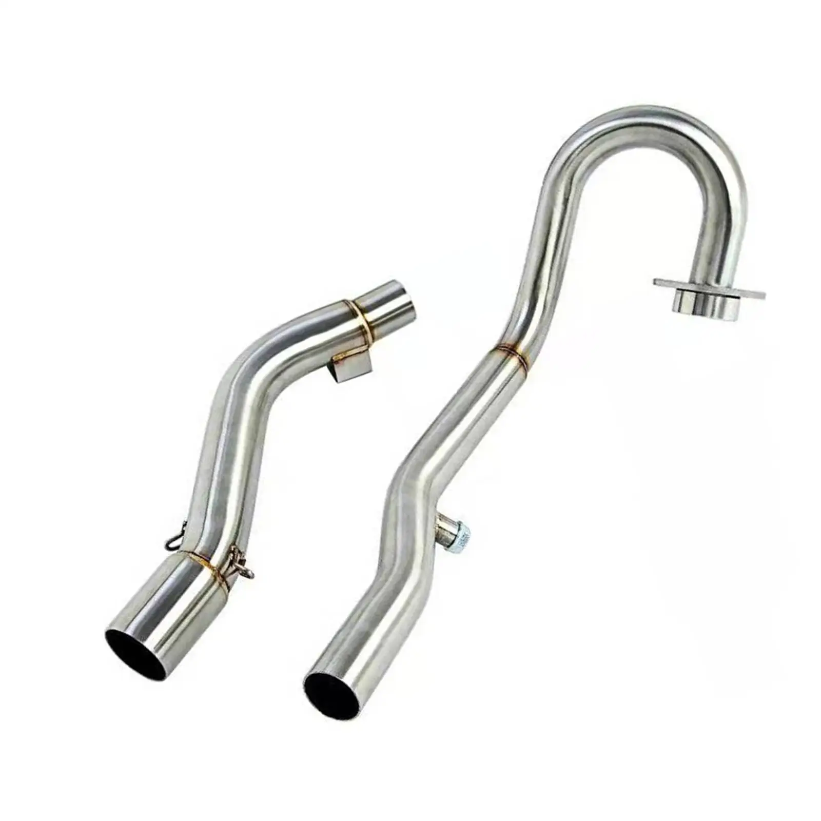 figatia Mid Exhaust Pipe Slip-On with Bend 51mm Fit for Honda Crf250L Rally