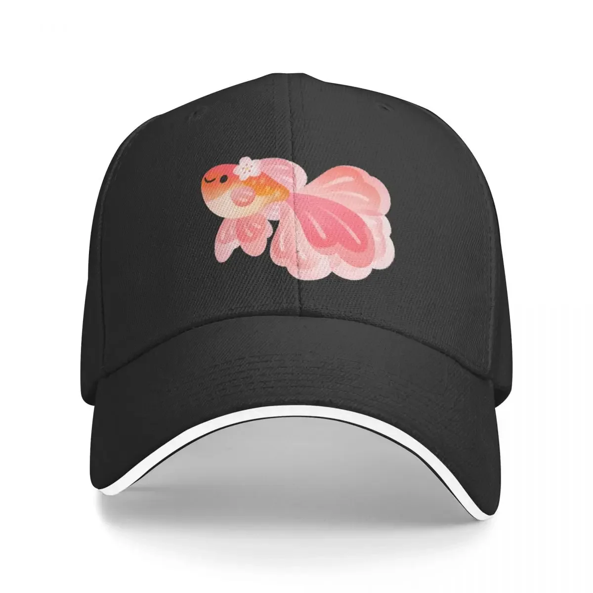 

Cherry Blossom Goldfish 2 Baseball Cap Brand Man cap Sports Cap Uv Protection Solar Hat Mens Tennis Women's