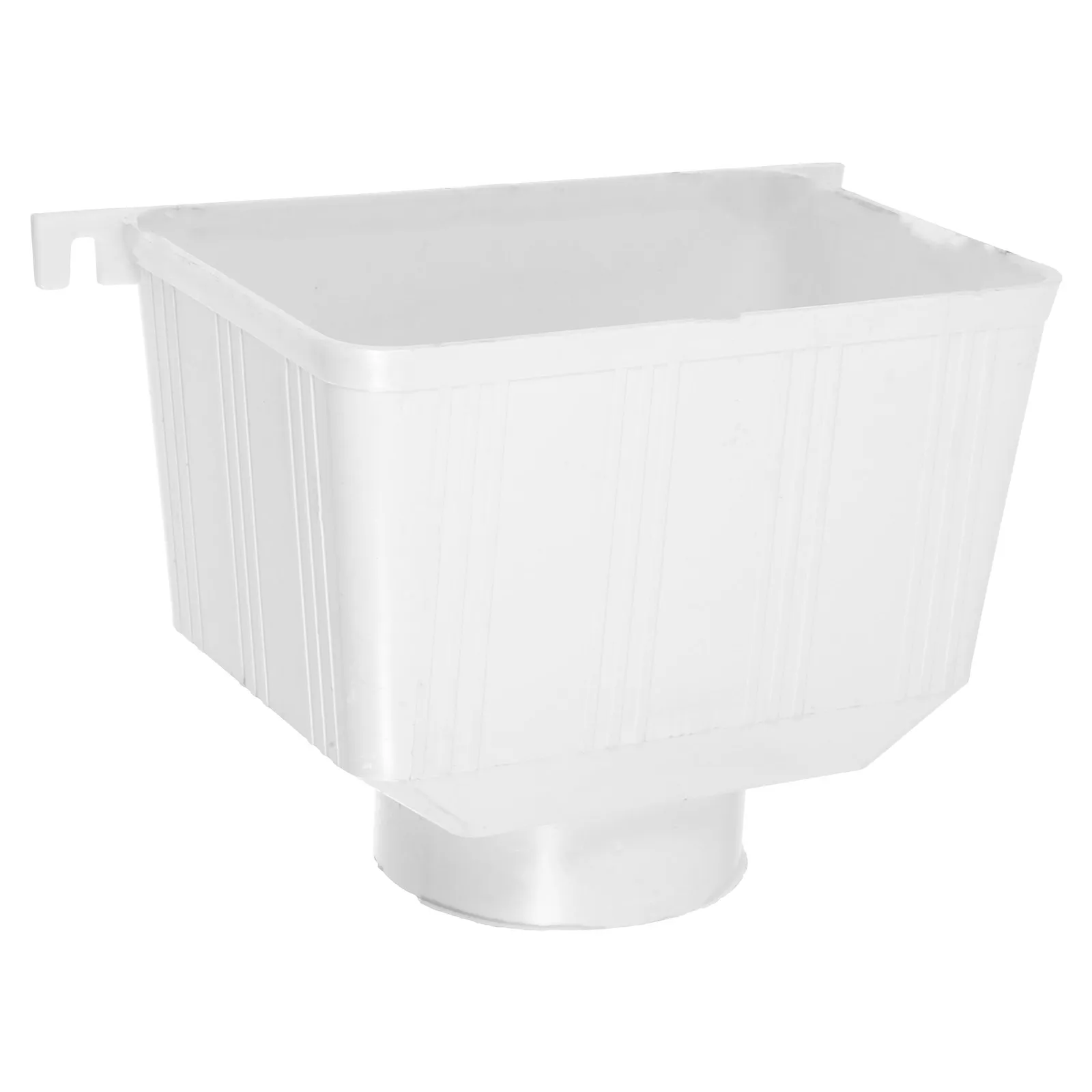 PVC Rainwater Connector 90mm Gutter Downspout Gutter Adpater Part Adapter Guard Pipe Fitting Parts Home Roof Solution