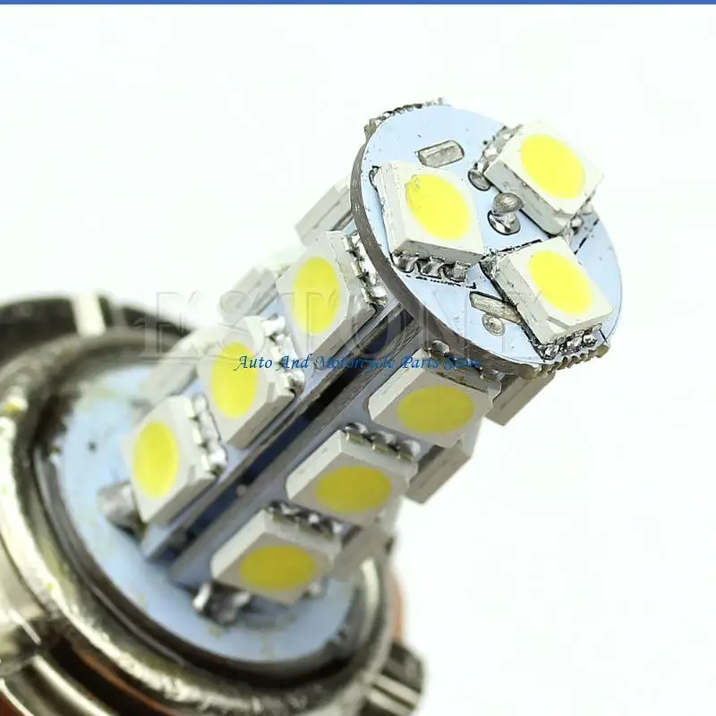 P9FD High Low Beam Driving LED Headlight DC12V H7 5050 18 LED Fog Light Dustproof