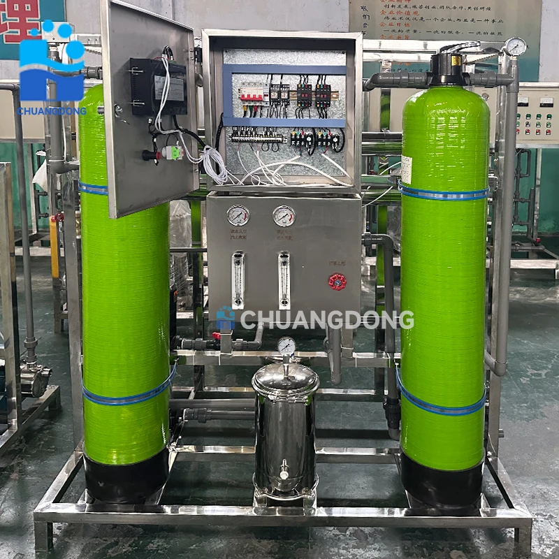 500L/H RO Water Purifier Treatment System With Pump And Membrane For Filtration In Food Processing Water Filter Machinery