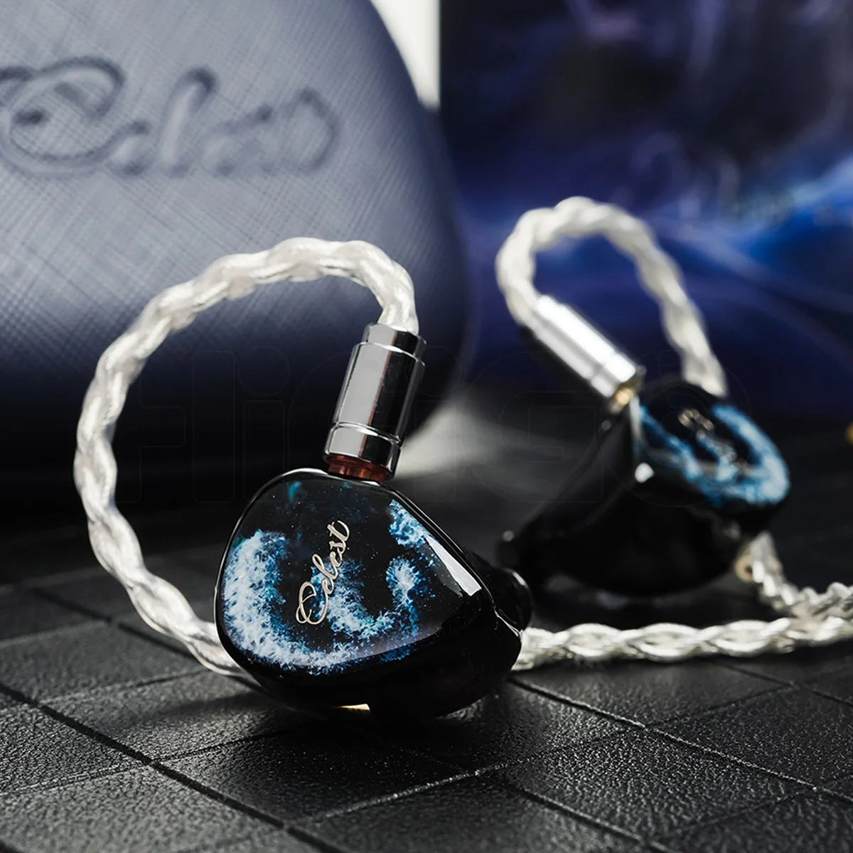 

Celest Relentless 1DD + 6BA Hybrid Drivers HiFi Wired In Ear Monitors 3.5 + 4.4mm Interchangeable Plug Detachable 2Pin Earphone