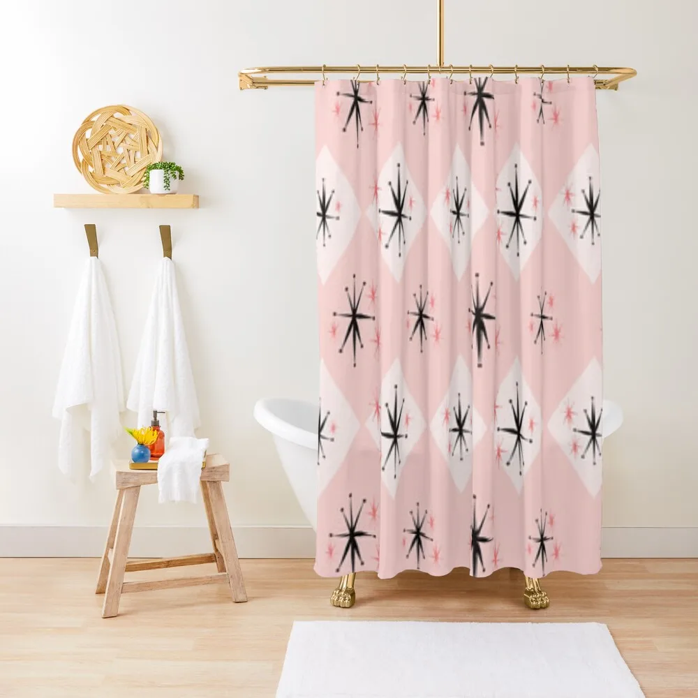 

Atomic Retro Shower Curtain Shower Set For Bathroom Anime Bathroom Funny Shower Bathroom Accessories Curtain