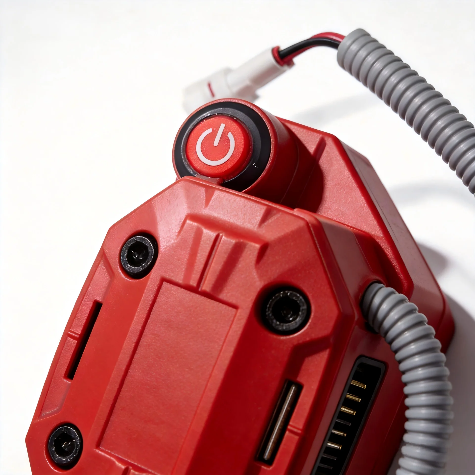 GX35 Electric Start Pull Cord Recoil Assembly for Brush Cutter Side Mount Backpack Grass Trimmer