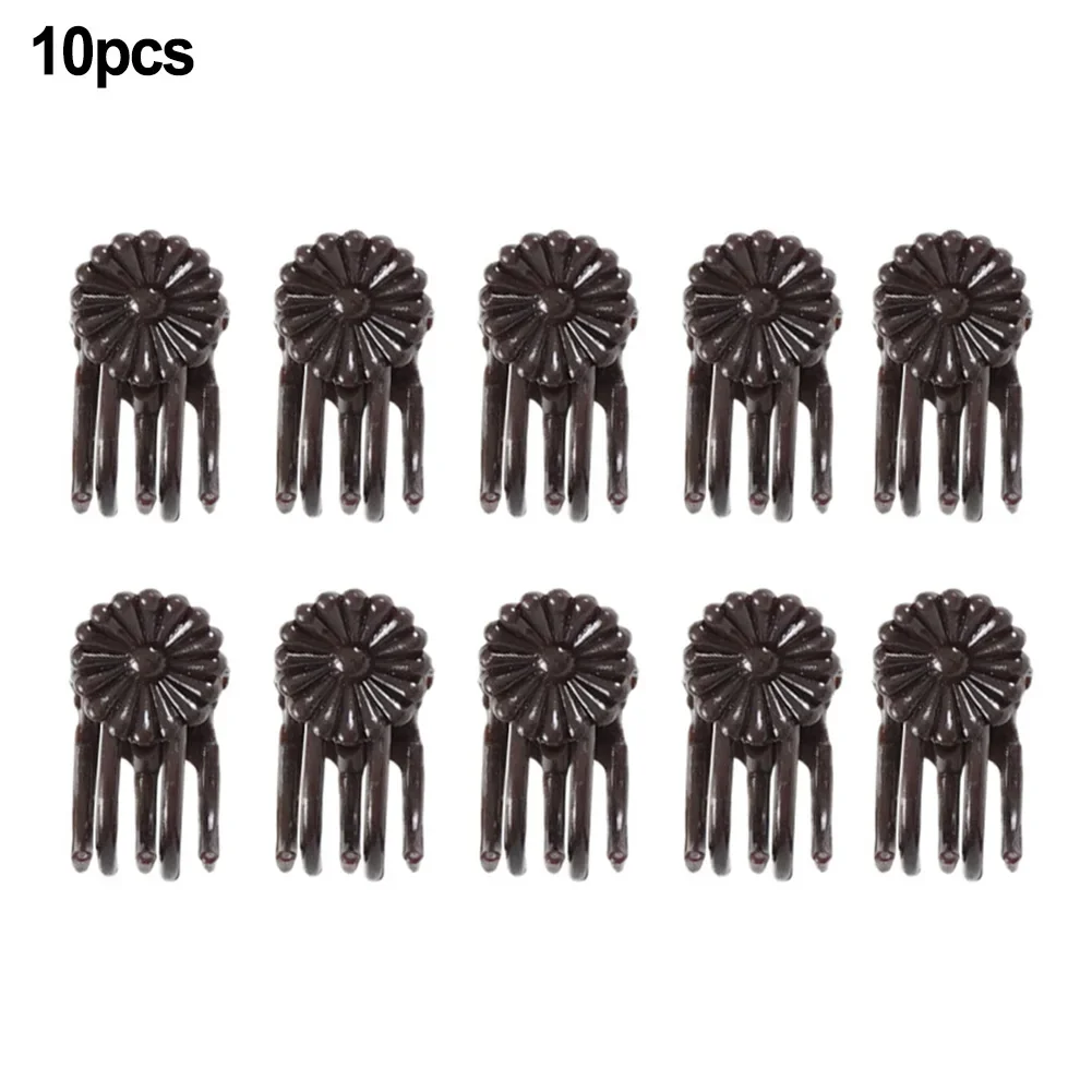 Supporto per supporto per piante Morsetto per piante Clip per piante di vite Forniture per piante 10/50/100 pezzi 20*10*16mm Marrone per supporto per stelo di vite rampicante
